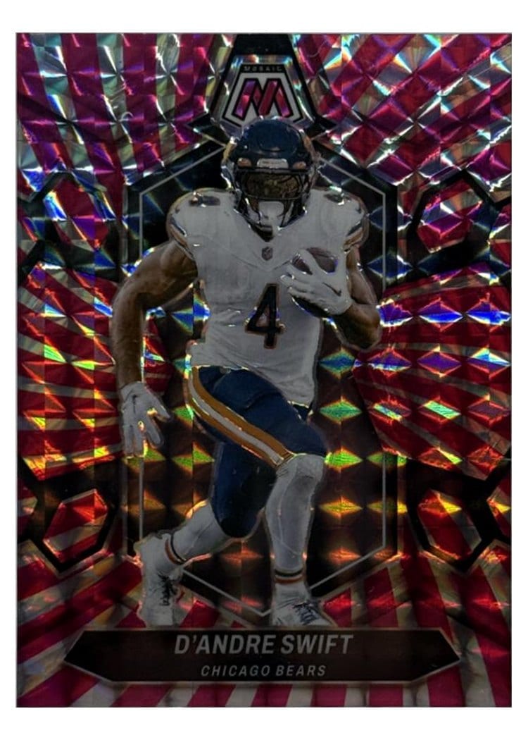 2024 Panini Mosaic Base Set D'Andre Swift #37 card