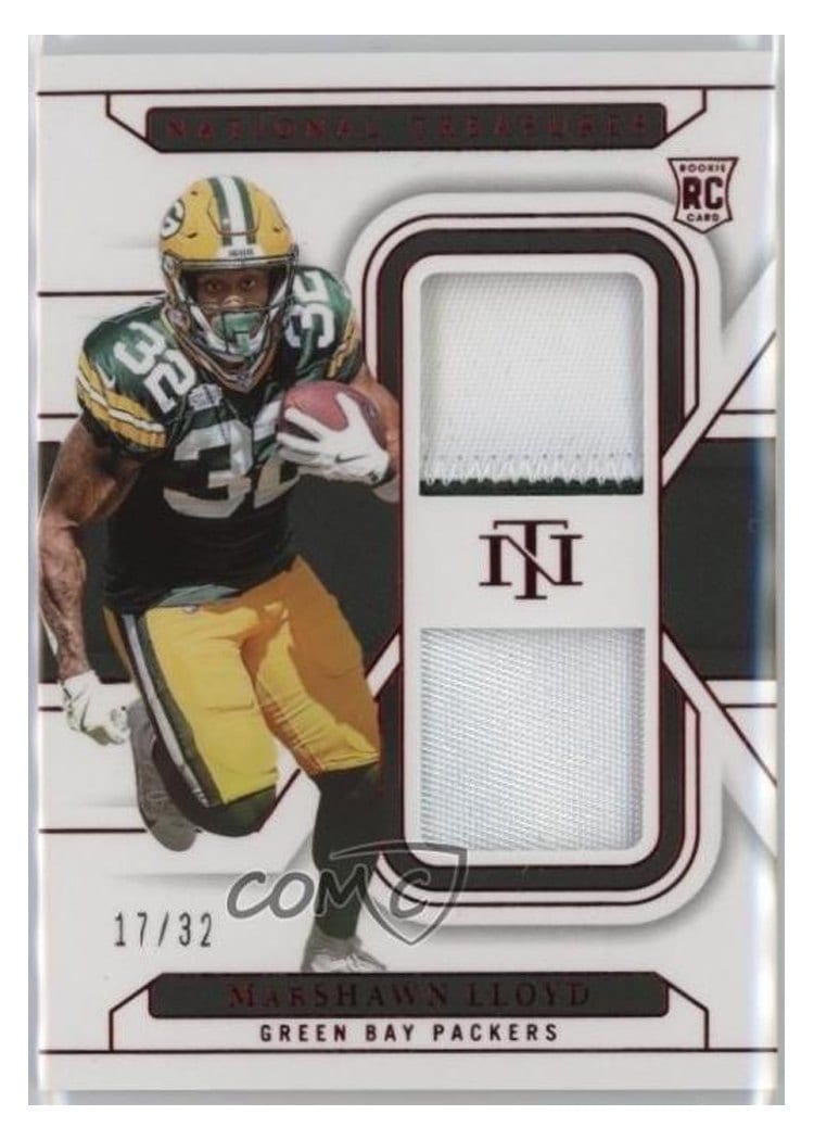 2024 Panini National Treasures Base Set D'Andre Swift #17 card