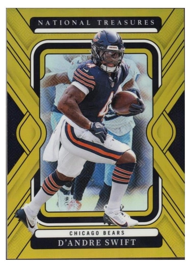 2024 Panini National Treasures Base Set D'Andre Swift #17 card