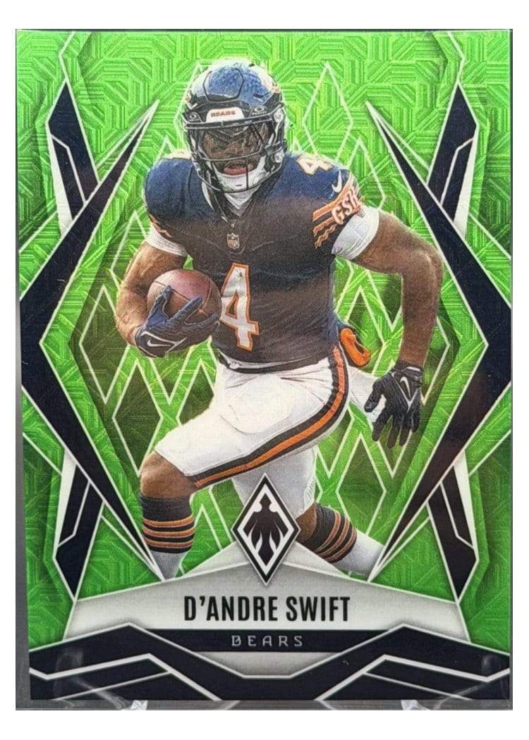 2025 Panini Phoenix Base Set D'Andre Swift Lime Green Mojo #123 card
