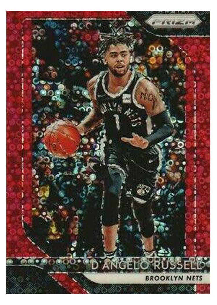 2018-19 Panini Prizm Base Set D'Angelo Russell #248 card