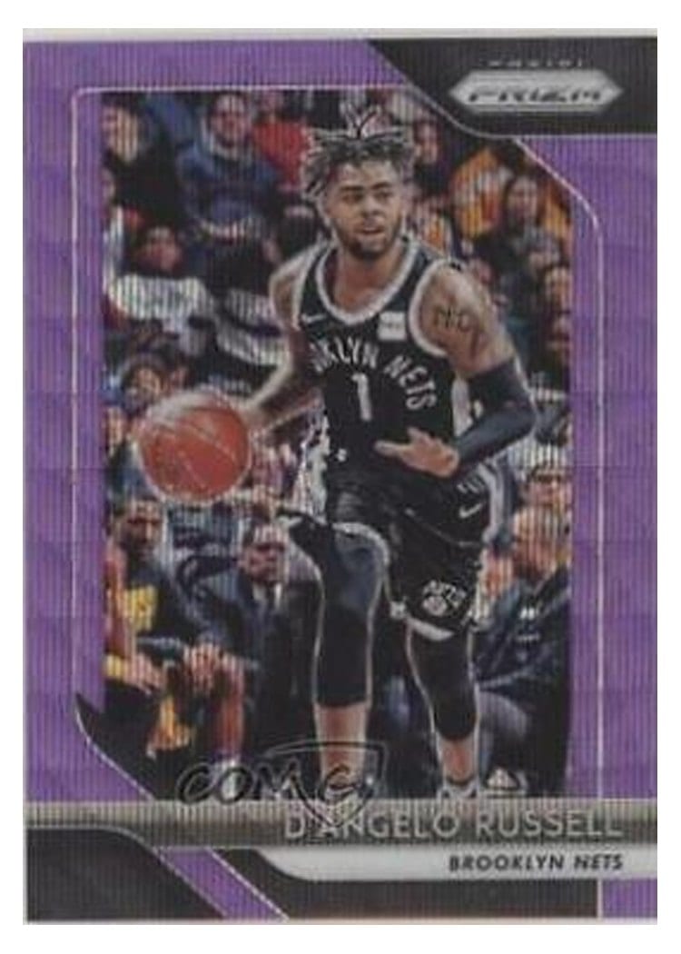 2018-19 Panini Prizm Base Set D'Angelo Russell #248 card