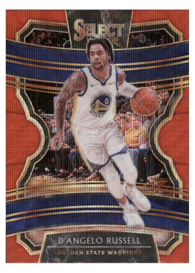 2019-20 Panini Select Base Set D'Angelo Russell Red Wave #88 card