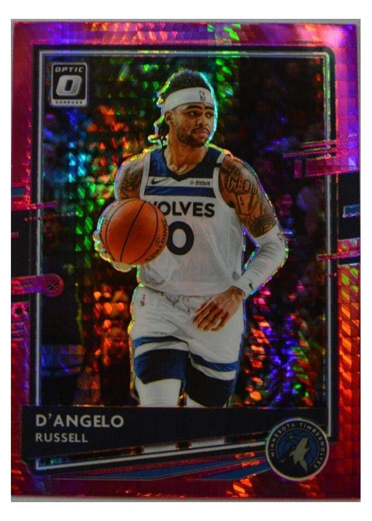 2020-21 Donruss Optic Base Set D'Angelo Russell #57 card
