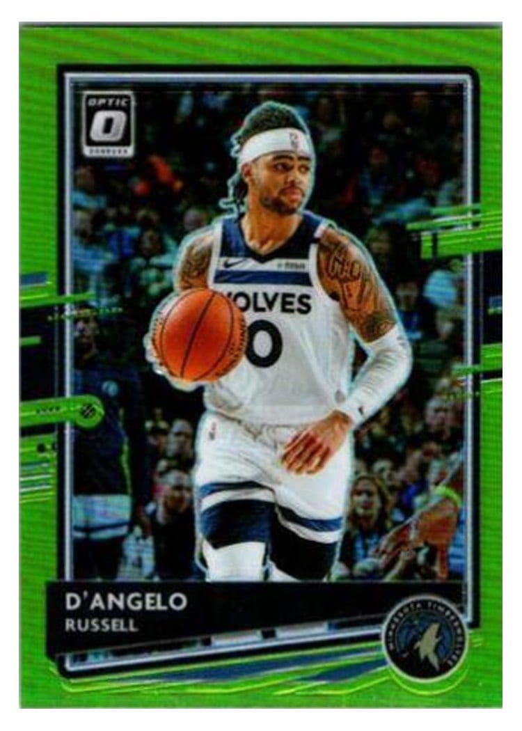 2020-21 Donruss Optic Base Set D'Angelo Russell #57 card