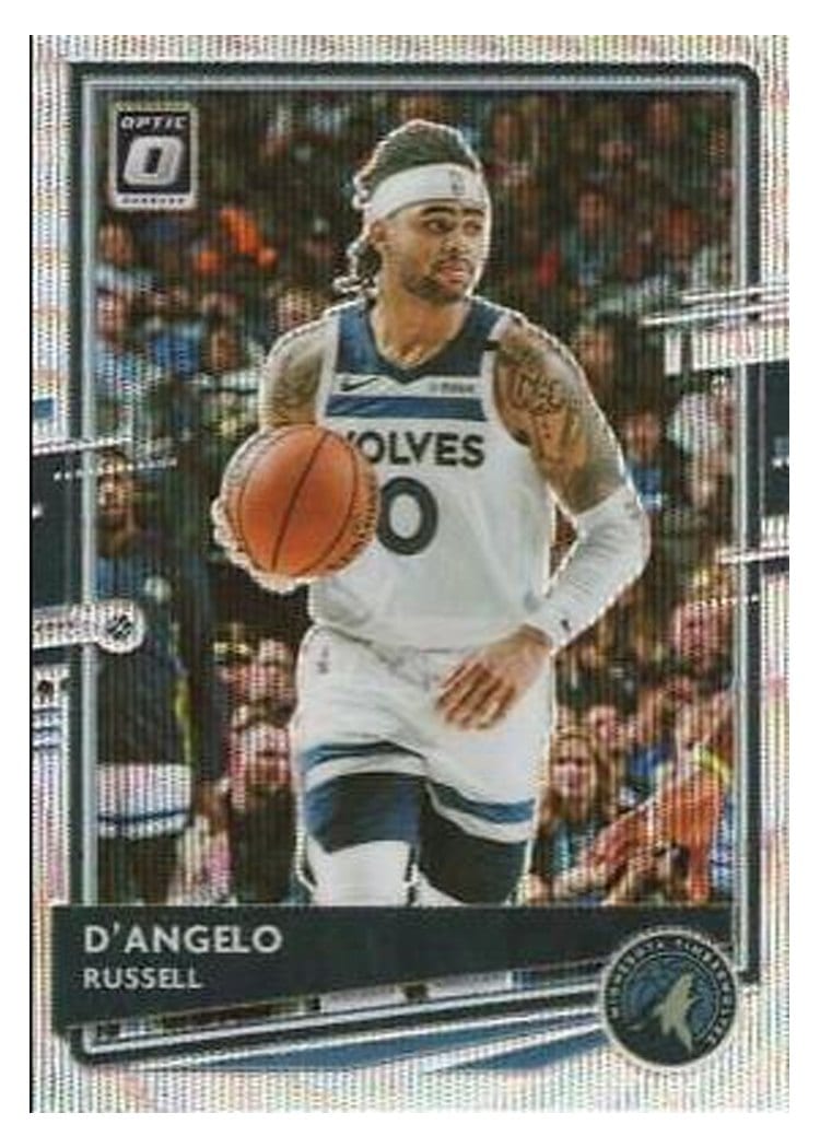 2020-21 Donruss Optic Base Set D'Angelo Russell #57 card