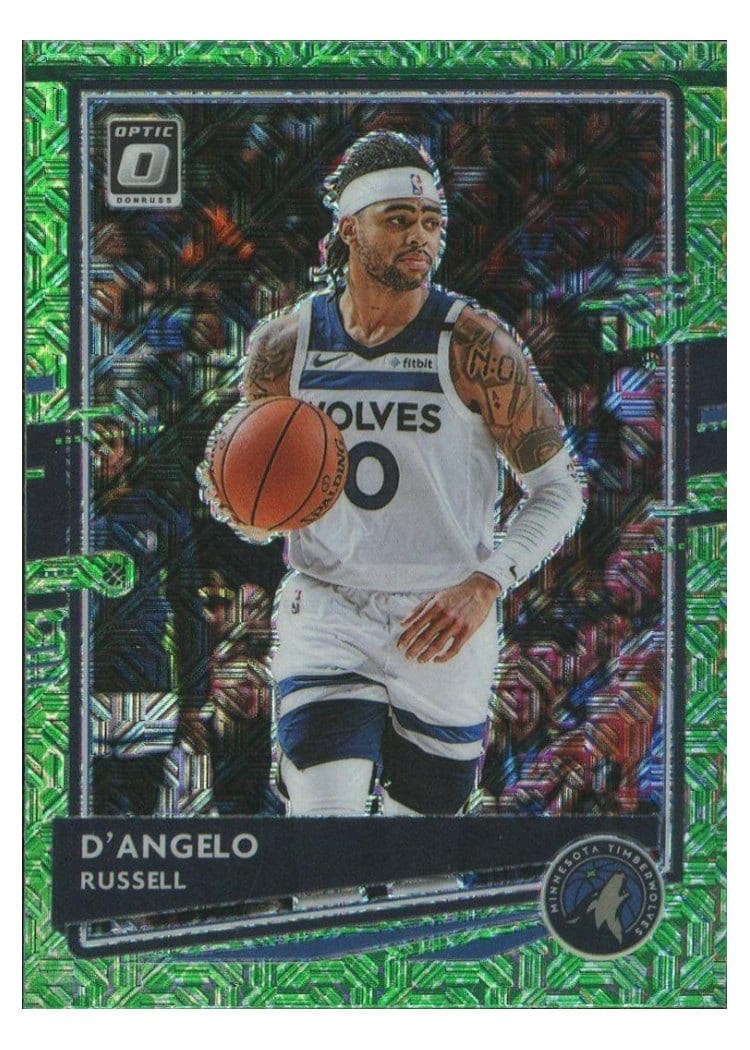 2020-21 Donruss Optic Base Set D'Angelo Russell #57 card