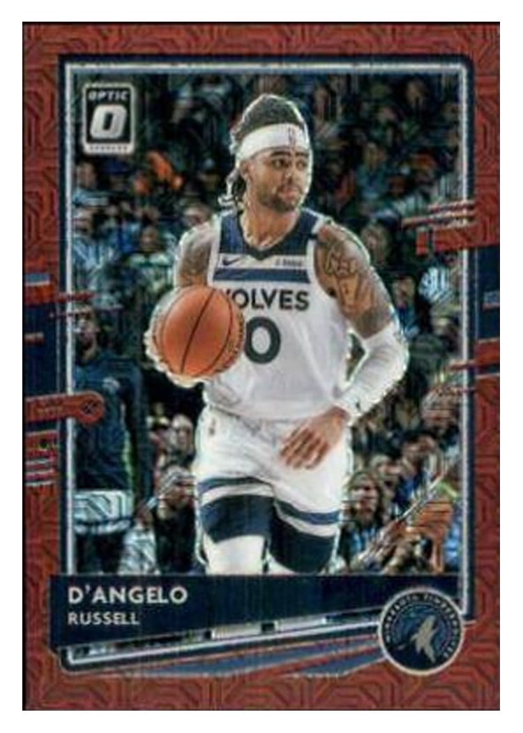 2020-21 Donruss Optic Base Set D'Angelo Russell Choice Red #57 card