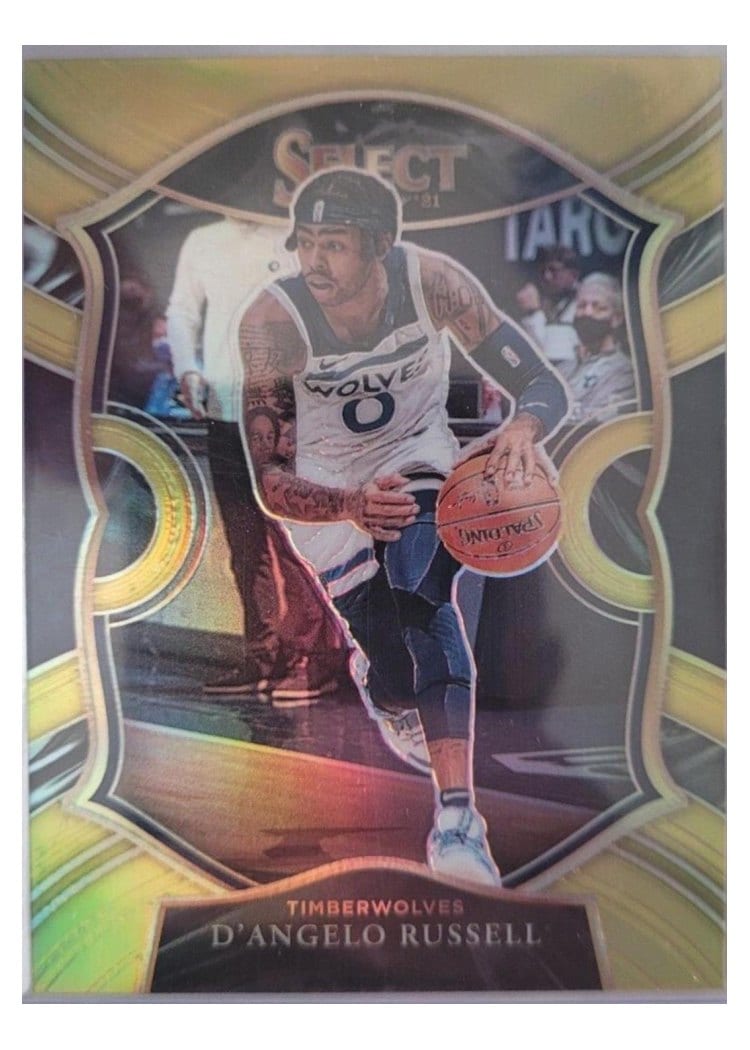 2020-21 Panini Select Base Set D'Angelo Russell #18 card