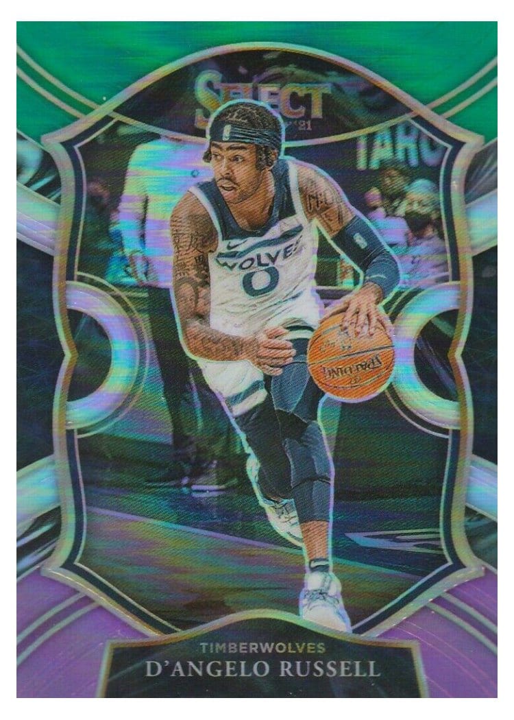 2020-21 Panini Select Base Set D'Angelo Russell #18 card