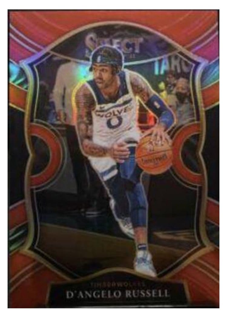 2020-21 Panini Select Base Set D'Angelo Russell #18 card