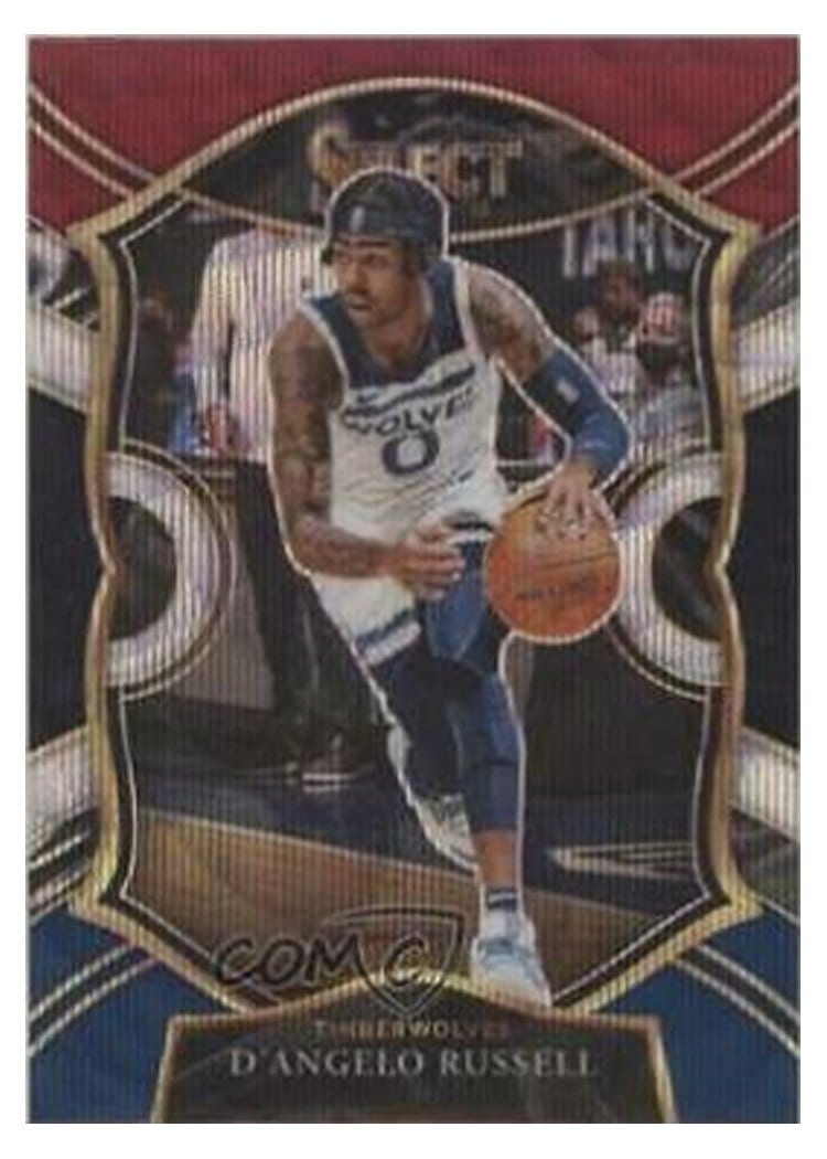 2020-21 Panini Select Base Set D'Angelo Russell #18 card