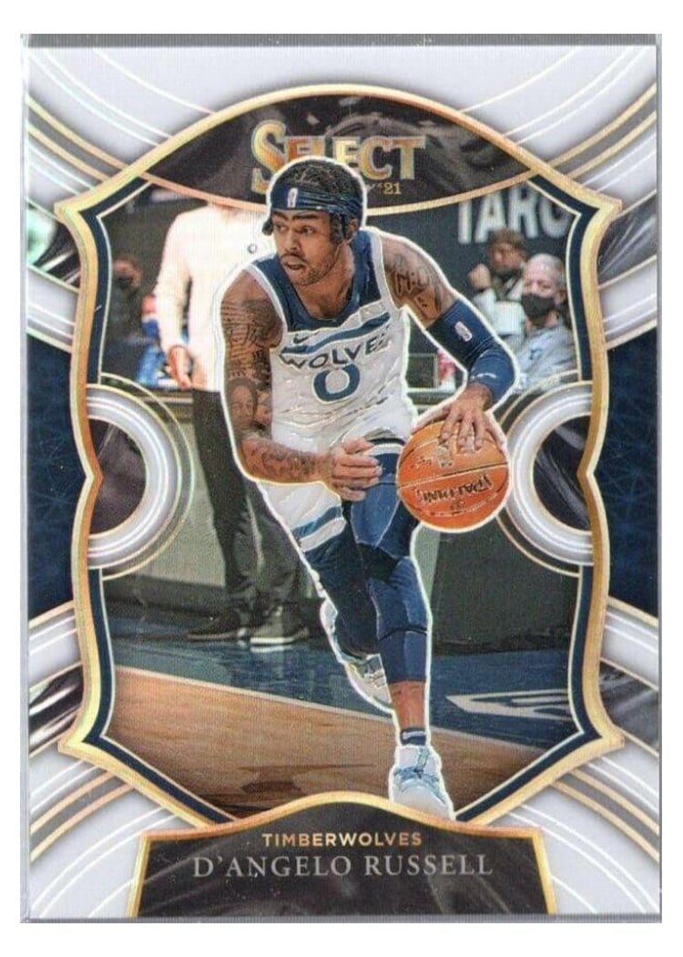 2020-21 Panini Select Base Set D'Angelo Russell #18 card