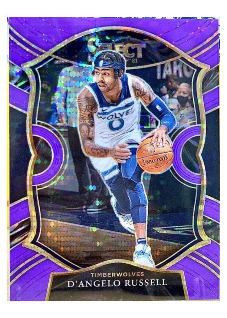 2020-21 Panini Select Base Set D'Angelo Russell #18 card