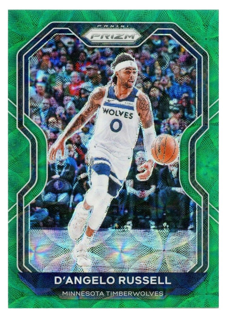 2020 Panini Prizm D'Angelo Russell #95 card