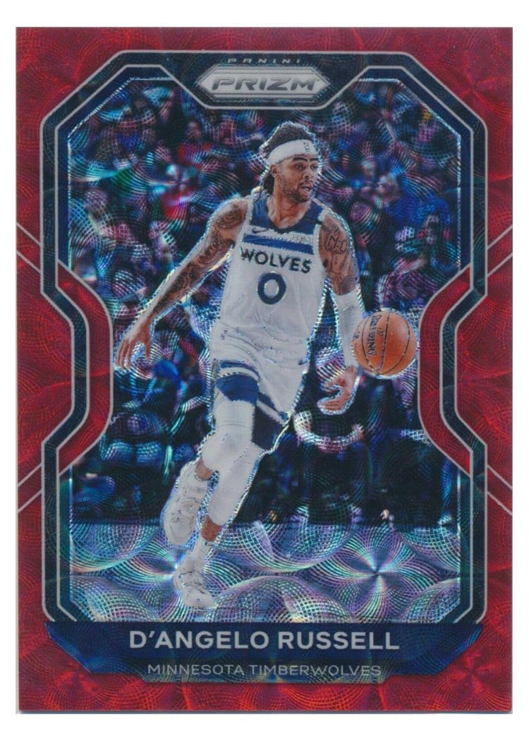 2020 Panini Prizm D'Angelo Russell #95 card