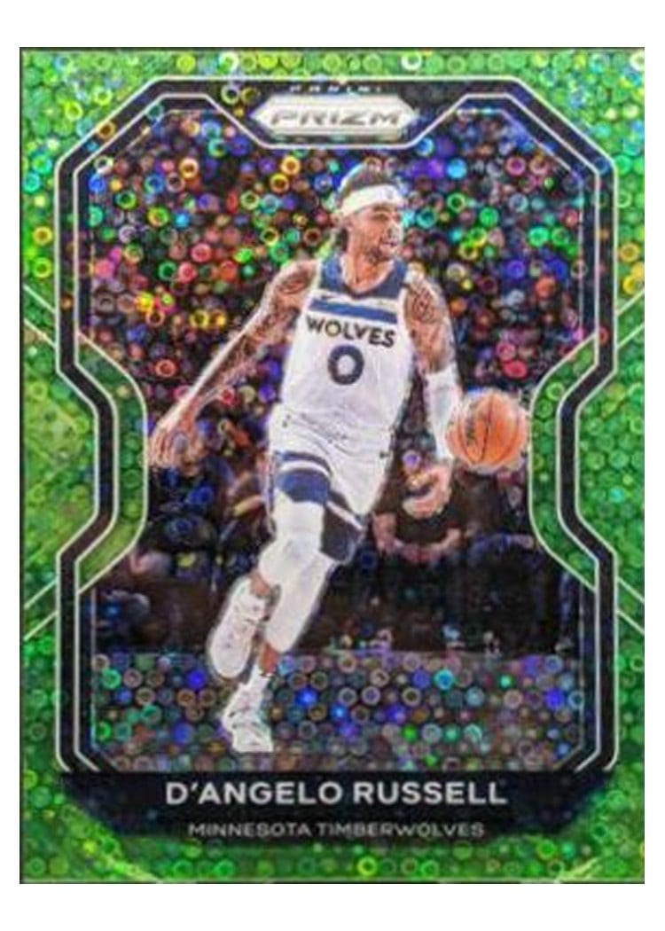 2020 Panini Prizm D'Angelo Russell #95 card
