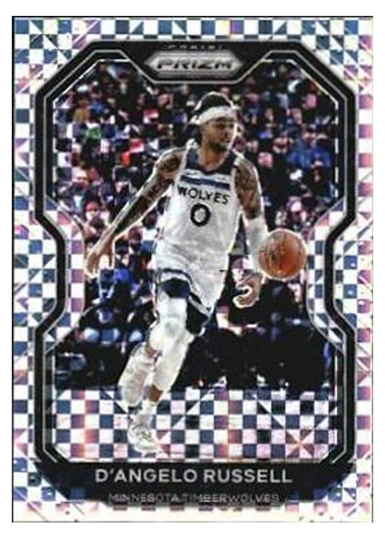 2020 Panini Prizm D'Angelo Russell #95 card