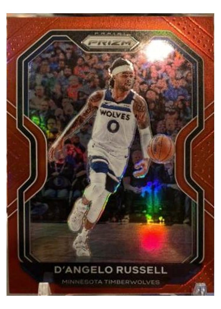 2020 Panini Prizm D'Angelo Russell #95 card