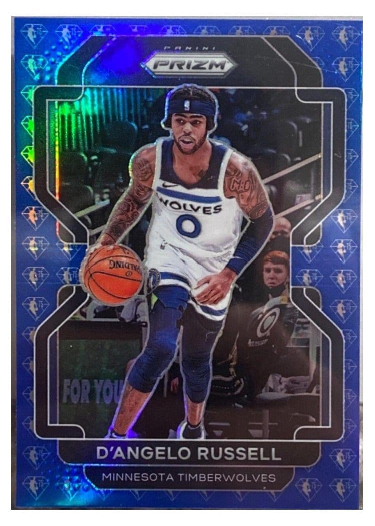 2021-22 Panini Prizm Base Set D'Angelo Russell #52 card