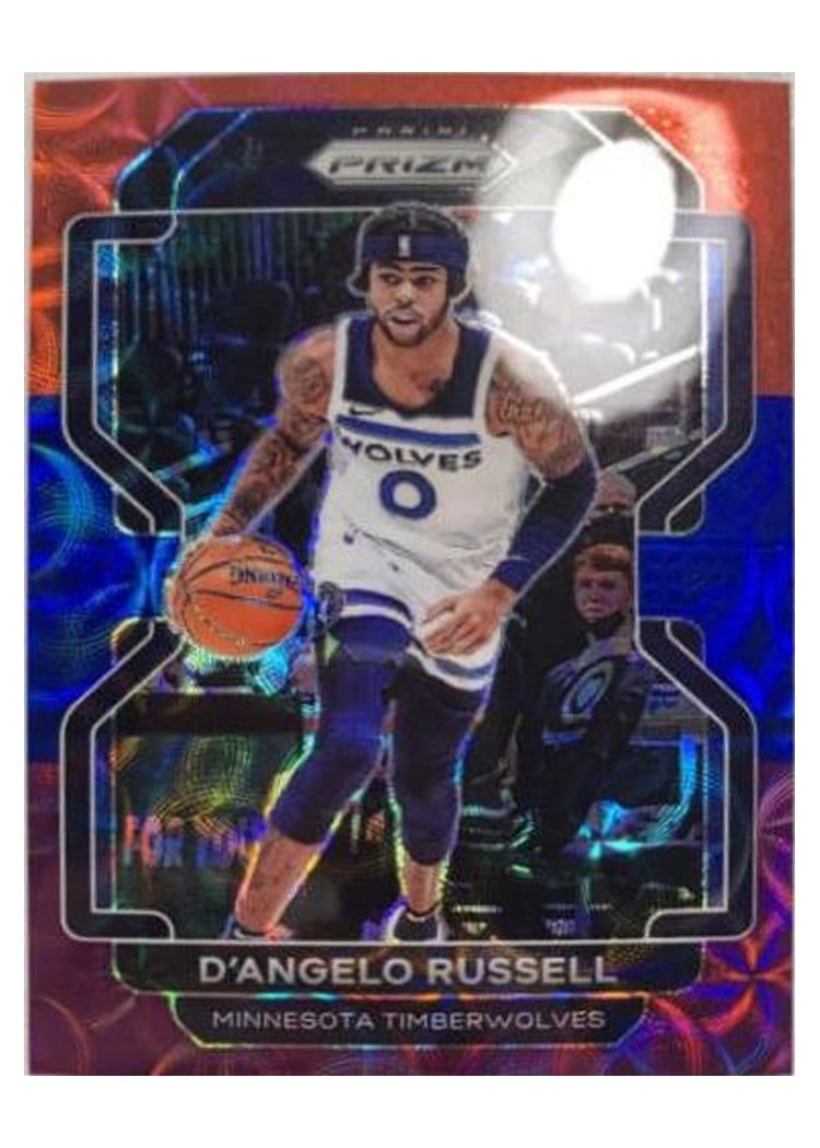 2021-22 Panini Prizm Base Set D'Angelo Russell #52 card