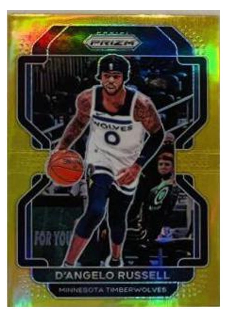 2021-22 Panini Prizm Base Set D'Angelo Russell #52 card