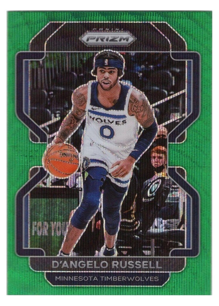 2021-22 Panini Prizm Base Set D'Angelo Russell #52 card