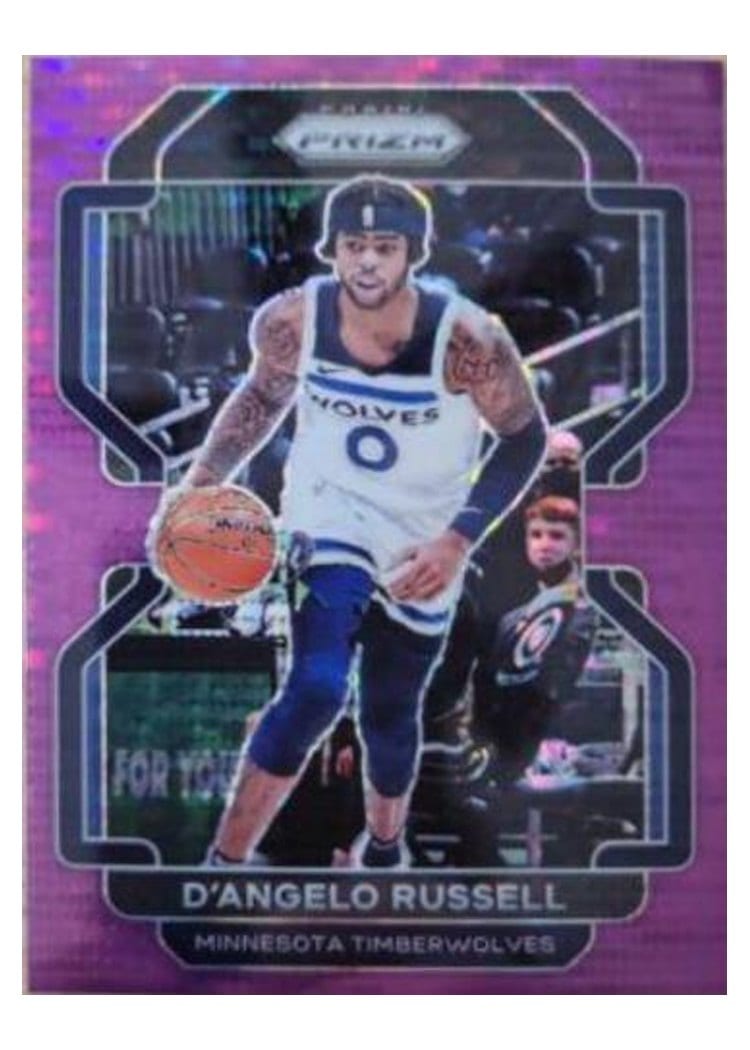 2021-22 Panini Prizm Base Set D'Angelo Russell #52 card