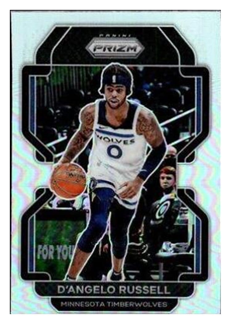 2021-22 Panini Prizm Base Set D'Angelo Russell #52 card