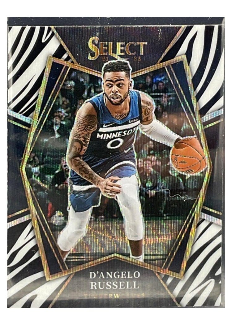2021-22 Panini Select Base Set D'Angelo Russell #196 card