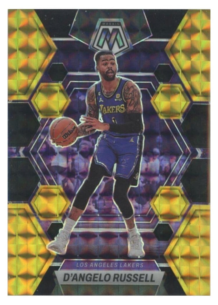2022-23 Panini Mosaic Base Set D'Angelo Russell #190 card
