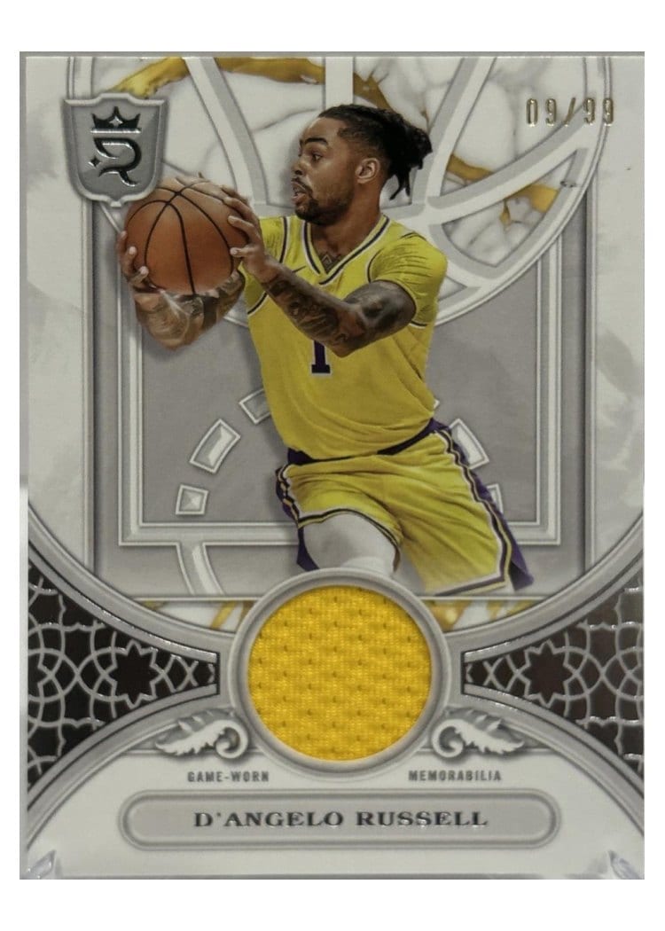 2023-24 Topps Royalty Round Ball Relics D'Angelo Russell #RBR-DR card