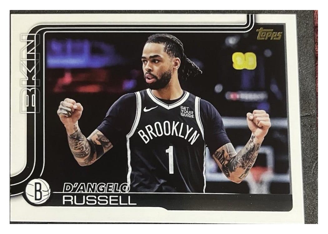 2025-26 Topps Base Set D'Angelo Russell #8 card