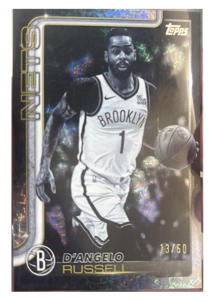 2025-26 Topps Base Set D'Angelo Russell Black #8 card