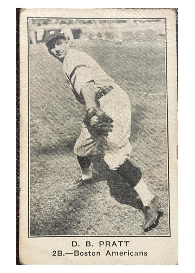 1922 E121 American Caramel Series of 120 D. B. Pratt card