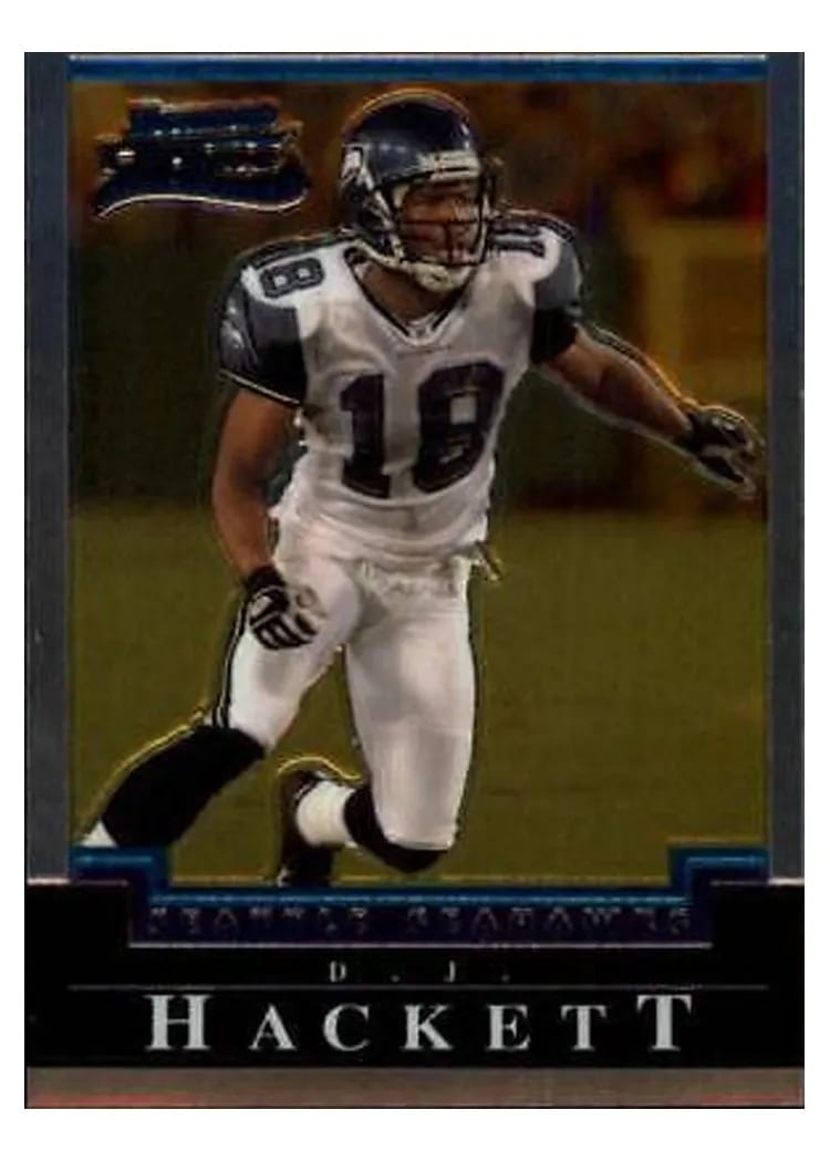 2004 Bowman Chrome D.J. Hackett #184 card