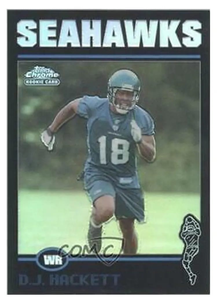 2004 Topps Chrome D.J. Hackett #219 card