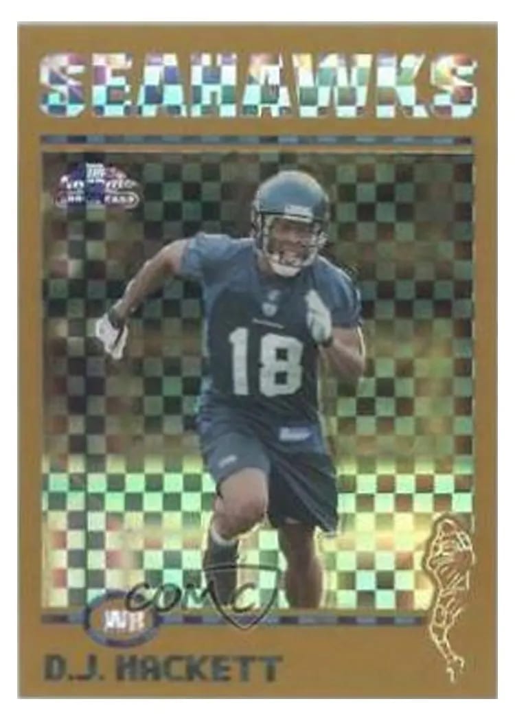 2004 Topps Chrome D.J. Hackett #219 card