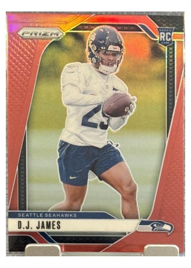 2024 Panini Prizm Base Set D.J. James #322 card
