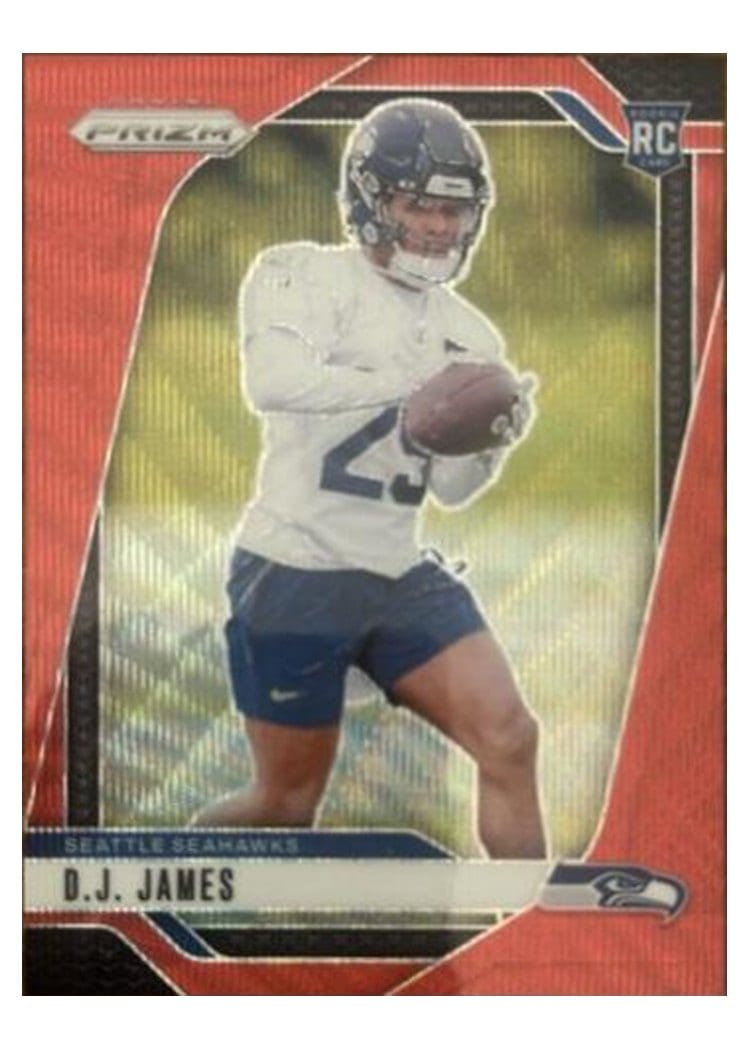 2024 Panini Prizm Base Set D.J. James #322 card