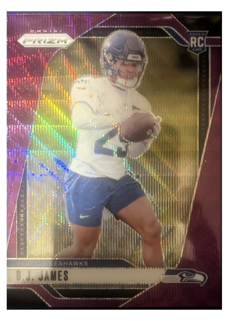 2024 Panini Prizm Base Set D.J. James #322 card