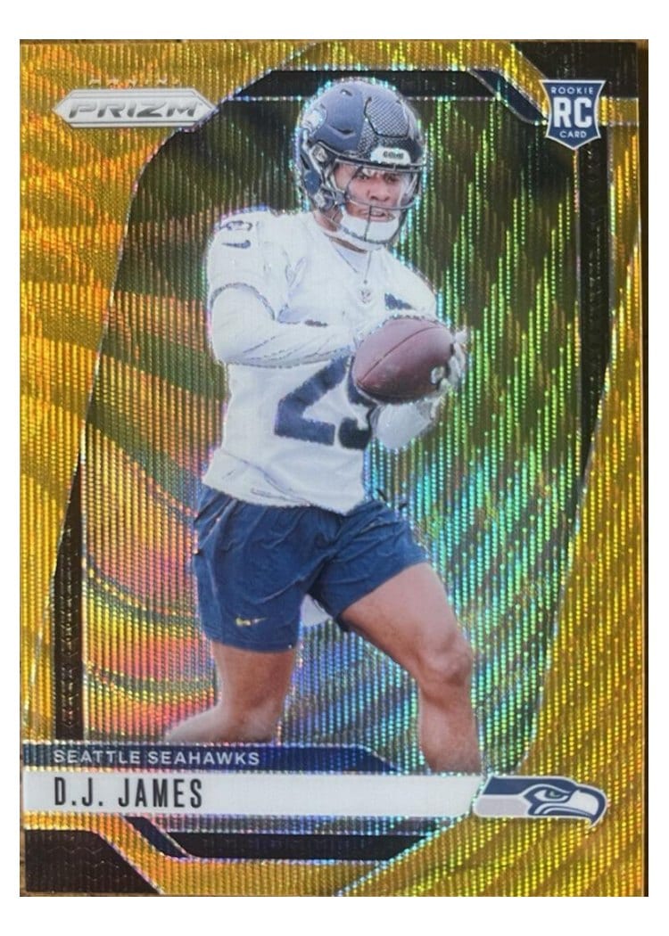 2024 Panini Prizm Base Set D.J. James #322 card