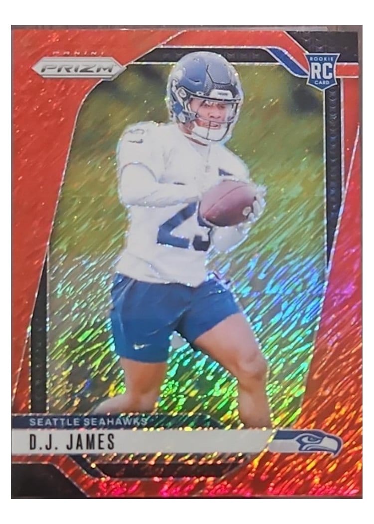 2024 Panini Prizm Base Set D.J. James #322 card