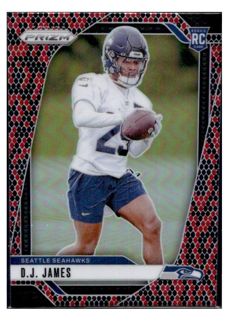 2024 Panini Prizm Base Set D.J. James #322 card