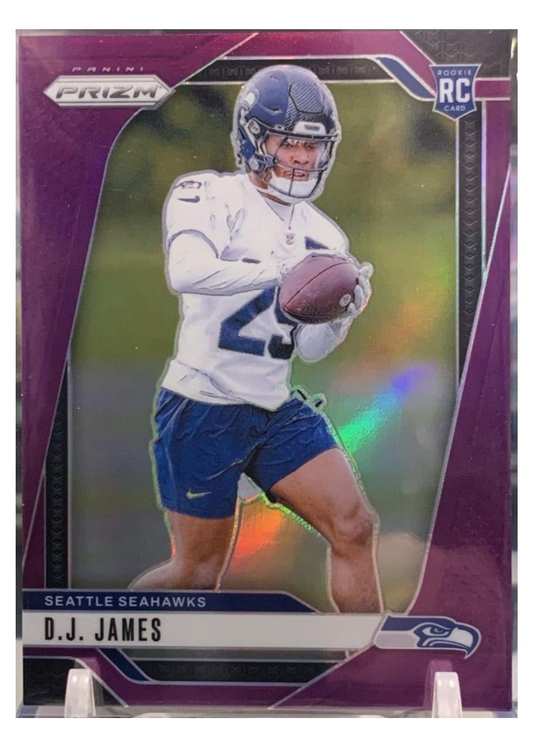 2024 Panini Prizm Base Set D.J. James #322 card