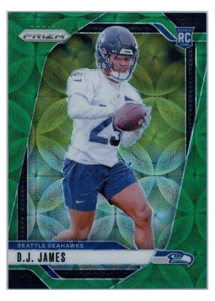 2024 Panini Prizm Base Set D.J. James #322 card