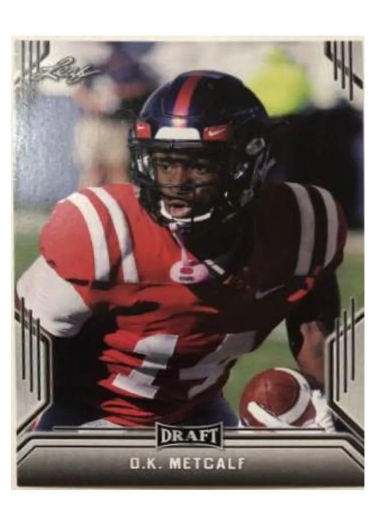 2019 Leaf Draft D.K. Metcalf #12 card