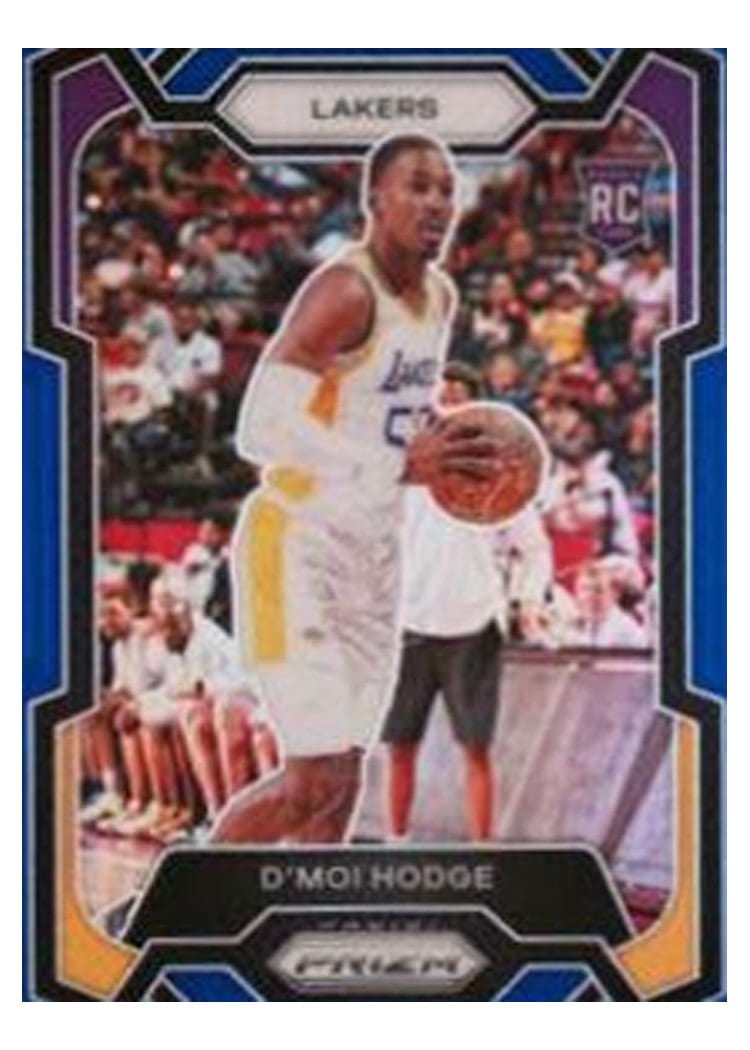 2023-24 Panini Prizm Base Set D'Moi Hodge Blue #298 card