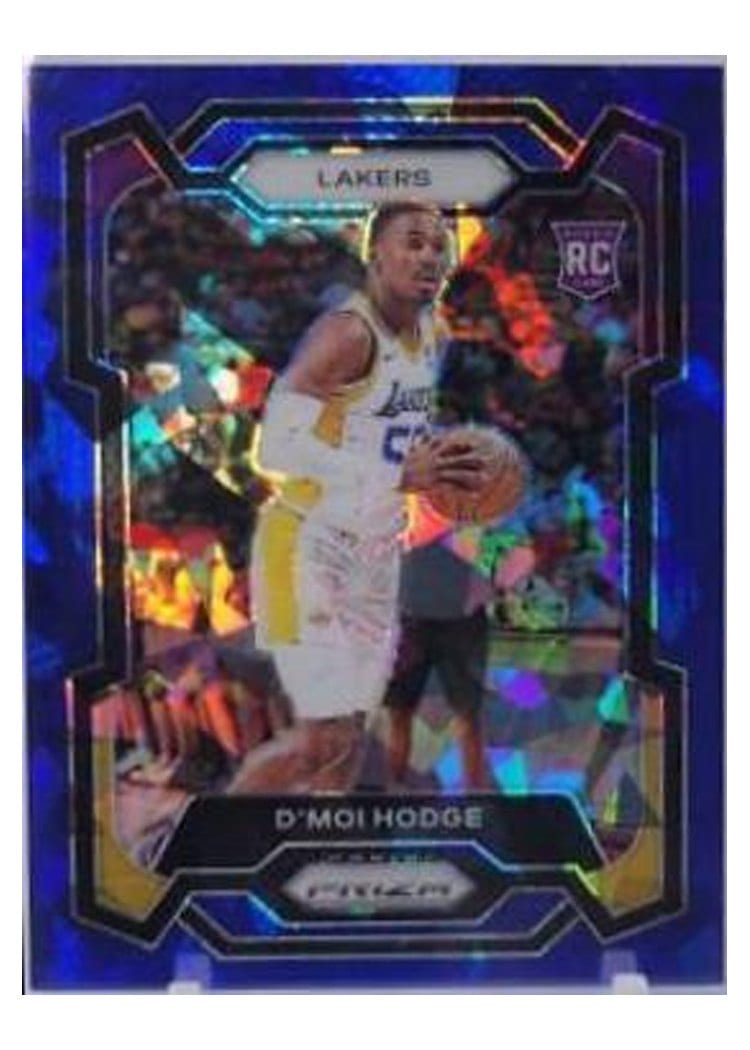 2023-24 Panini Prizm Base Set D'Moi Hodge Blue Ice #298 card