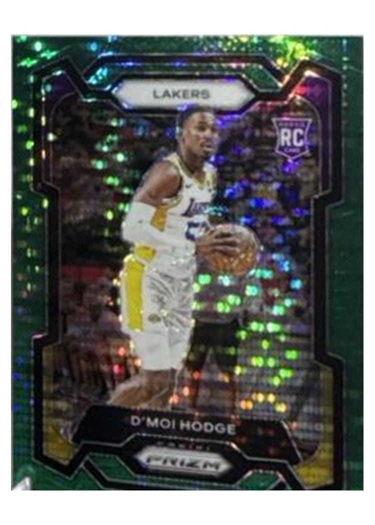 2023-24 Panini Prizm Base Set D'Moi Hodge Green Pulsar #298 card